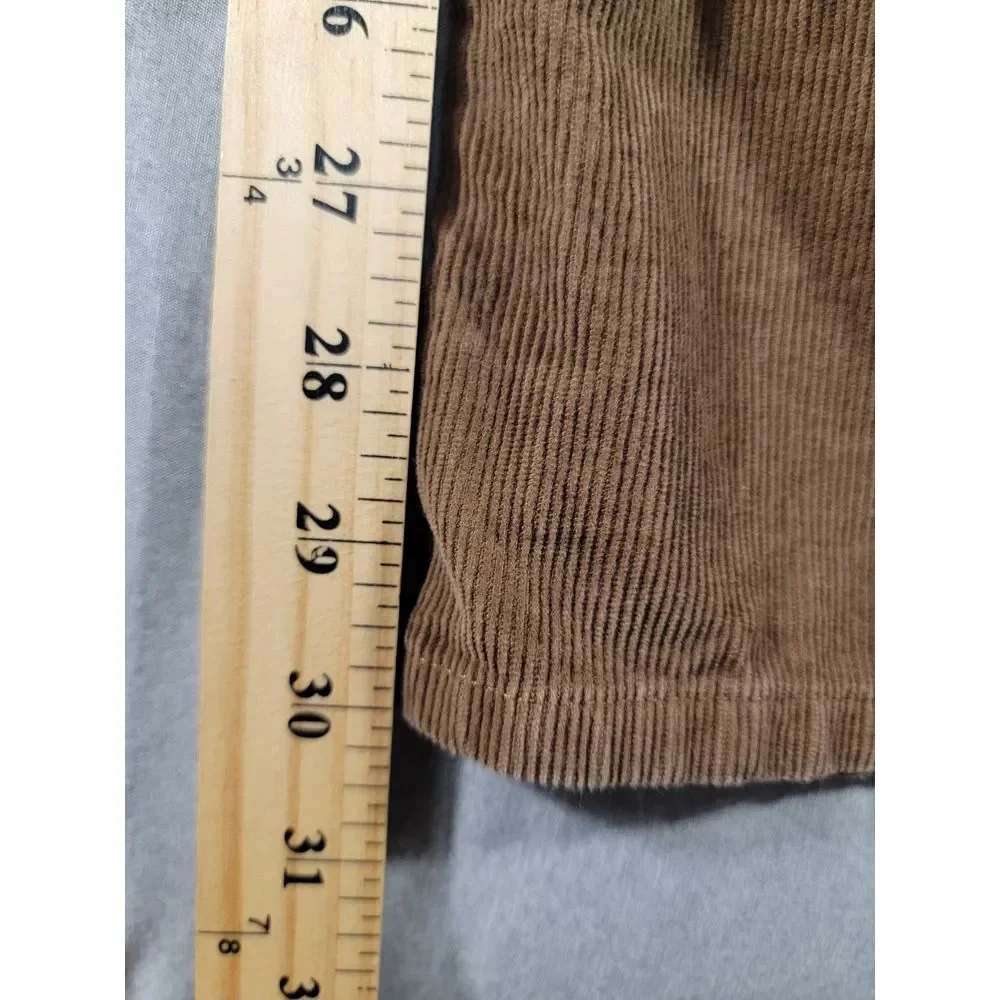 Vtg‎ Banana Republic Corduroy Chino Pants Mens 38x30 Brown Straight Leg